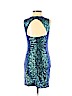 H&M 100% Polyester Blue Cocktail Dress Size S - photo 2