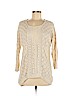 H&M 100% Cotton Ivory Pullover Sweater Size M - photo 1