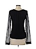 Yoana Baraschi Black Long Sleeve Top Size XS - photo 2
