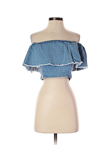 American Eagle Outfitters Short Sleeve Blouse (view 1)