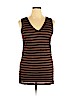 Lynn Ritchie 100% Rayon Brown Tank Top Size XL - photo 1