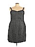 Lane Bryant 100% Acrylic Black Casual Dress Size 24 - photo 1