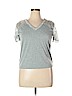 Shein Gray Short Sleeve Top Size XL - photo 1