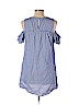 Pink Rose 100% Cotton Blue Casual Dress Size L - photo 2