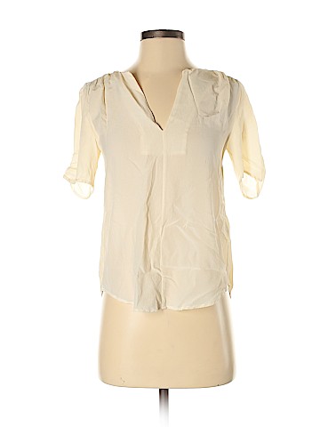 Joie Short Sleeve Silk Top (view 1)