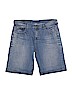 Garnet Hill Blue Denim Shorts Size 14 - photo 1