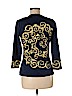 J. McLaughlin Blue 3/4 Sleeve Top Size M - photo 2