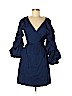Club Monaco 100% Cotton Blue Cocktail Dress Size 0 - photo 1