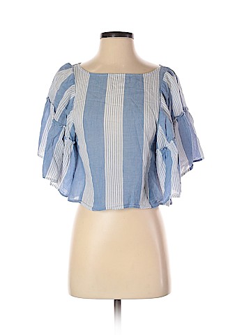 American Eagle Outfitters Short Sleeve Blouse (view 1)