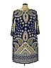 Haani Blue Casual Dress Size 3X - photo 1