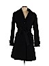 DKNY Black Wool Coat Size 10 - photo 1