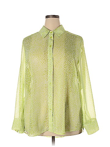 Lane Bryant Long Sleeve Blouse (view 1)