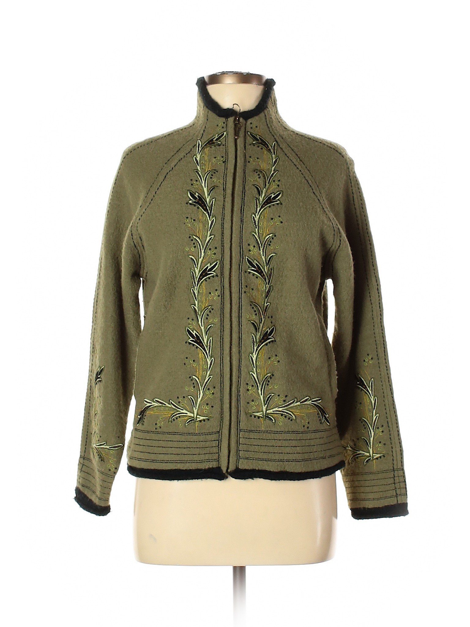 Covelo Clothing Co 100 Wool Solid Green Wool Coat Size S 84 off thredUP