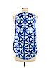 MICHAEL Michael Kors 100% Polyester Blue Sleeveless Blouse Size M - photo 2
