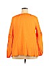 Lane Bryant 100% Cotton Orange Long Sleeve Blouse Size 18 - 20 Plus - photo 2