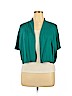 Lane Bryant Outlet 100% Cotton Teal Cardigan Size 18 - 20 Plus - photo 1