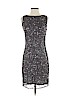 Aidan Mattox 100% Polyester Gray Cocktail Dress Size 4 - photo 1