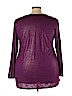 Lane Bryant Purple Long Sleeve Top Size 22 - 24 Plus - photo 2