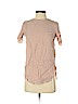 H&M Tan Short Sleeve Blouse Size 4 - photo 1