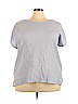 Crescent Blue Short Sleeve Blouse Size 3X - photo 1