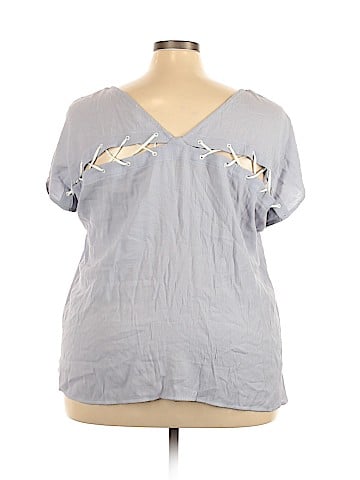 Crescent Short Sleeve Blouse (view 2)