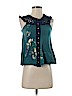 Free People Teal Short Sleeve Top Size XS - photo 1