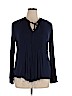Old Navy Blue Long Sleeve Top Size XL - photo 1