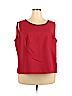 R&K 100% Polyester Red Short Sleeve Blouse Size 24 - photo 1