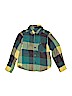 Quiksilver Green Long Sleeve Button-Down Shirt Size 4 - photo 1