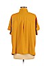 Rachel Zoe 100% Polyester Yellow Short Sleeve Blouse Size M - photo 2