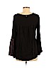 Billabong 100% Rayon Black Long Sleeve Blouse Size M - photo 2