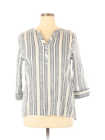 St. John's Bay Long Sleeve Blouse (view 1)