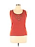 DressBarn 100% Cotton Orange Tank Top Size XL - photo 1