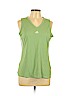 Adidas 100% Polyester Green Tank Top Size L - photo 1
