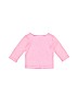 Carter's 100% Cotton Pink Long Sleeve T-Shirt 0-3 MO / 3 MO - photo 1