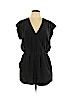 Babaton 100% Silk Black Romper Size L - photo 1
