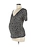 Ann Taylor LOFT Maternity Black Short Sleeve Top Size XS - photo 1