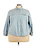 SONOMA life + style 100% Cotton Blue Long Sleeve Button-Down Shirt Size 3X - photo 1