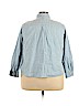 SONOMA life + style 100% Cotton Blue Long Sleeve Button-Down Shirt Size 3X - photo 2