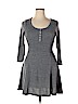 Almost Famous Gray Casual Dress Size XL - photo 1