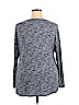 Croft & Barrow Plus Blue Long Sleeve Top Size 2X - photo 2