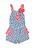 Little Lass Blue Romper Size 6 - photo 1