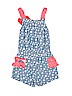 Little Lass Blue Romper Size 6 - photo 2