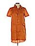 Maeve 100% Linen Orange Casual Dress Size 2 (petite) - photo 1