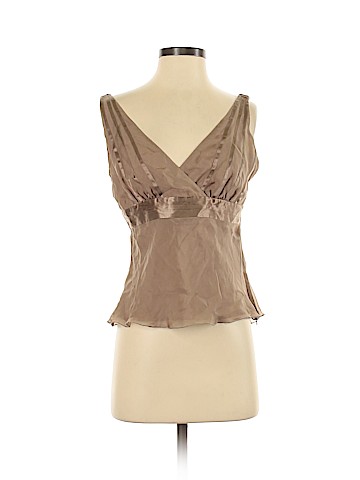 Adrienne Vittadini Sleeveless Silk Top (view 1)