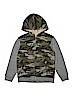 The Children's Place Camo Green Zip Up Hoodie Size 10 - 12 - photo 1