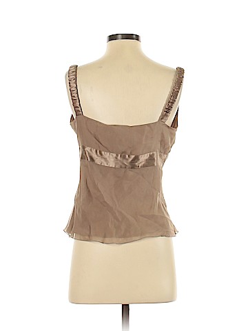 Adrienne Vittadini Sleeveless Silk Top (view 2)