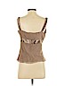 Adrienne Vittadini 100% Silk Tan Sleeveless Silk Top Size 4 - photo 2