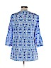 Doncaster Blue 3/4 Sleeve Blouse Size 12 - photo 2