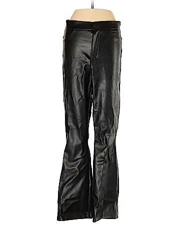 Zara Faux Leather Pants (view 1)